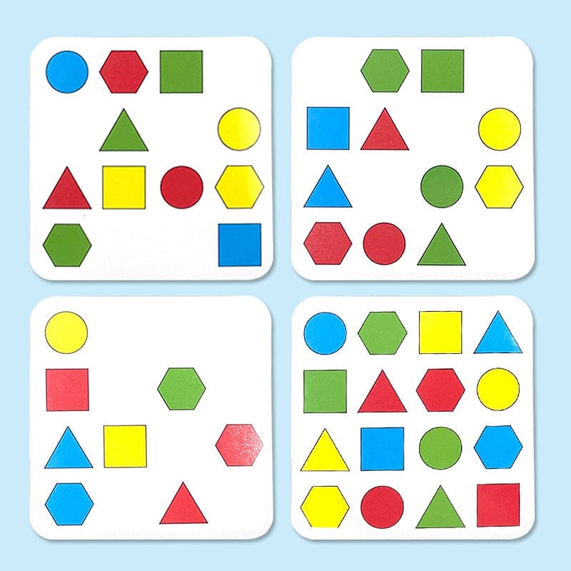 Colorful Geometric Shape Matching Game