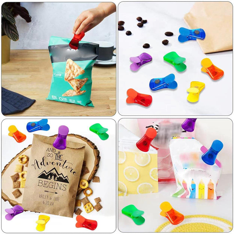 Colorful Magnetic Food Sealing Clips(6 pcs)