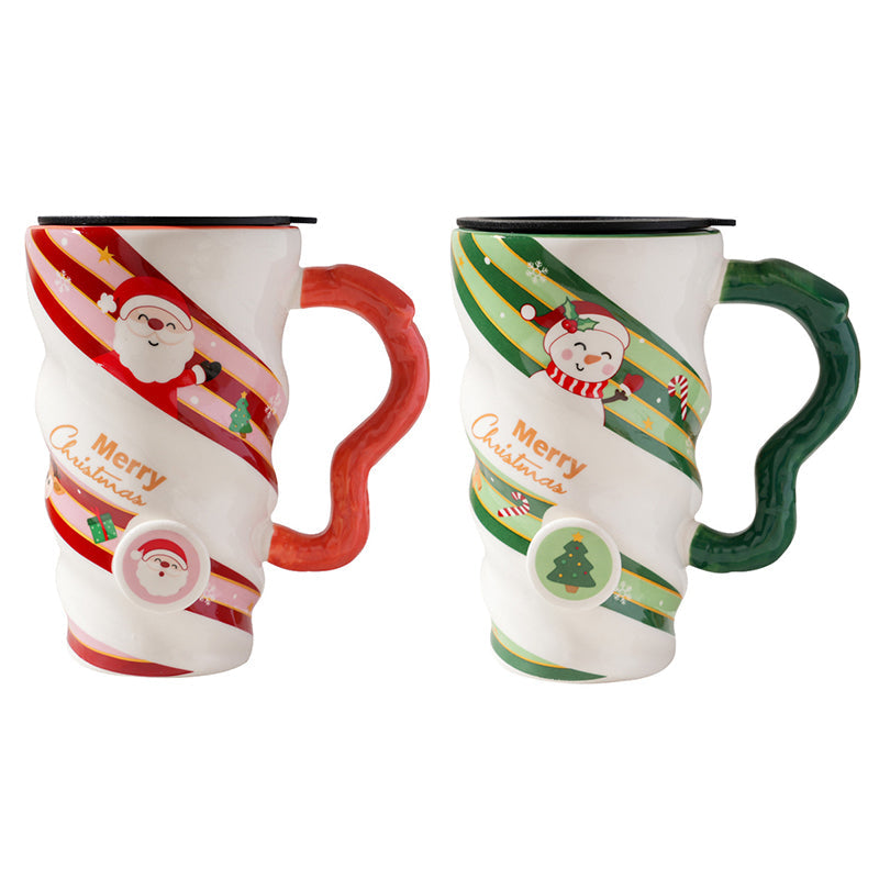 Christmas Spiral Shaped Mug