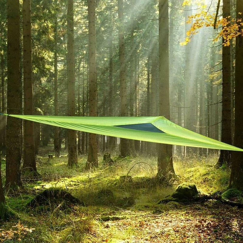 Portable 3 Point Multi-Person Triangle Hammock for Outdoor Camping, Backyard