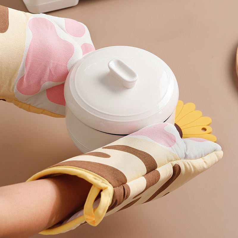 Cute Cat Paw Oven Mitts Gloves