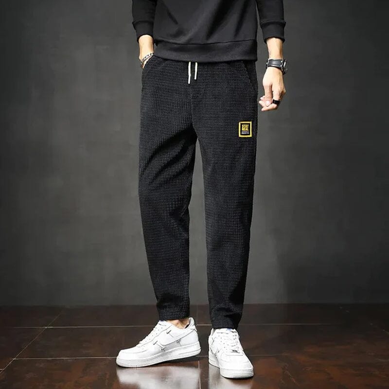 Men's Stretch Corduroy Casual Straight Fit Pant