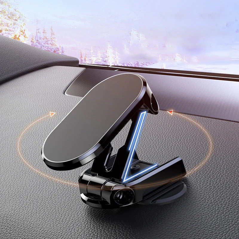 Magnetic Metal Folding Car Phone Holder