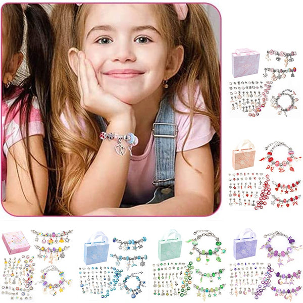 63pcs DIY Crystal Bracelet Set for Girls Christmas Gifts