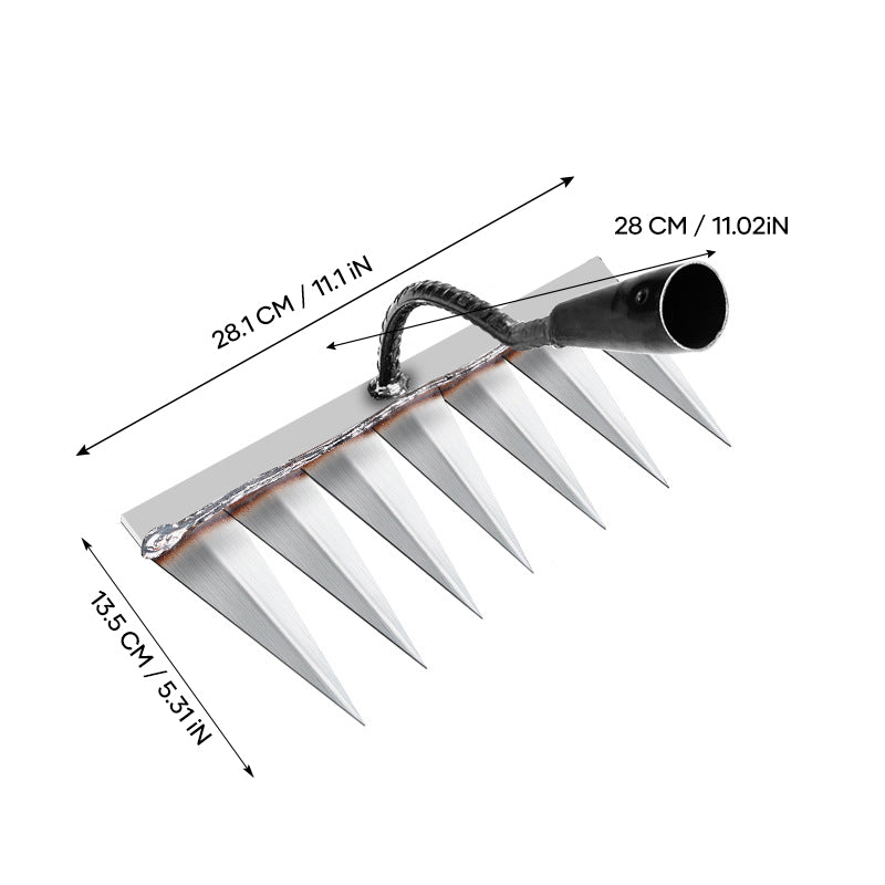 Multifunctional Horticultural Weeding-Hoe Rake