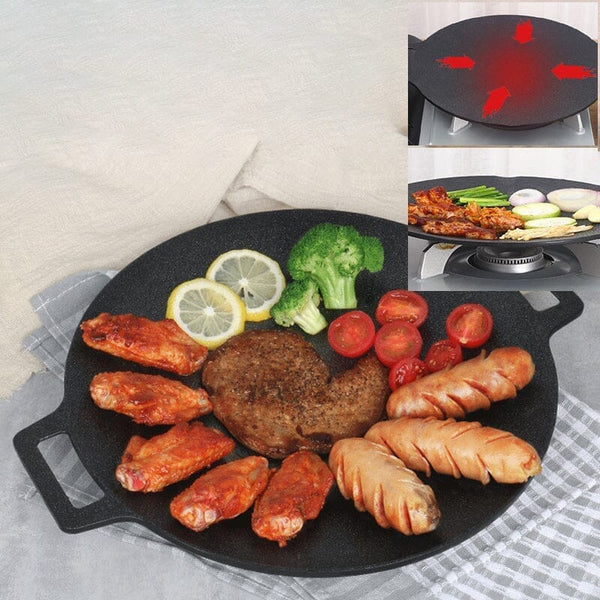 Non-stick Round Baking Pan BBQ Griddle