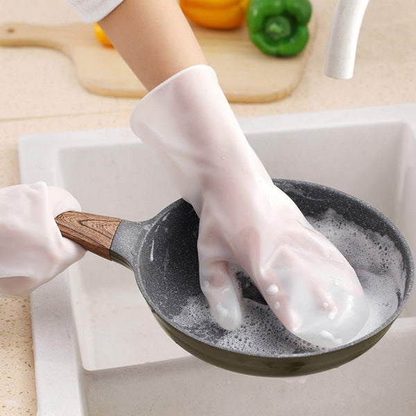 Silicon Dish Scrubber Gloves