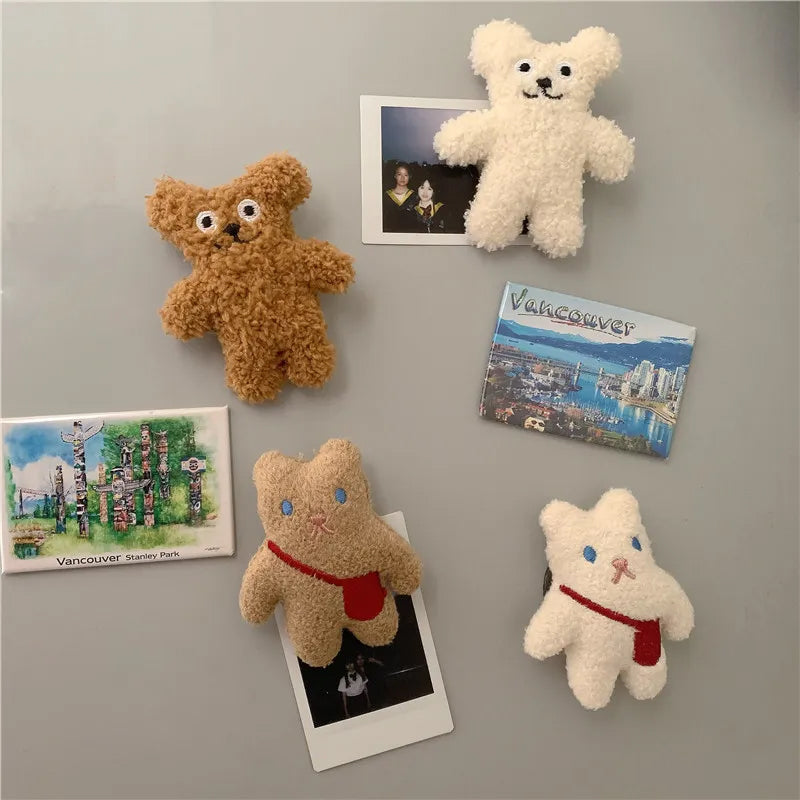 Cute Bear 3D Stereo Refrigerator Sticker