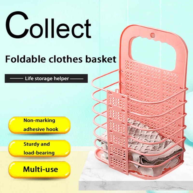 Folding Wall-mounted Non-Perforated Storage Baskets