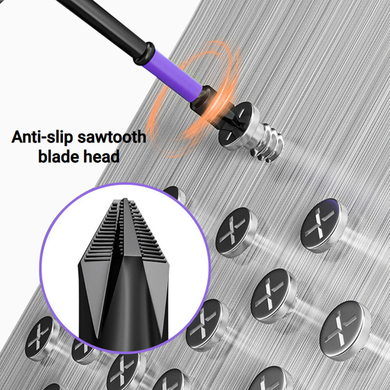 6pcs Upgraded High Hardness and Strong Magnetic Bit with Base