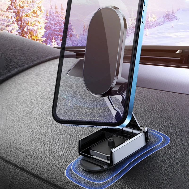 Magnetic Metal Folding Car Phone Holder