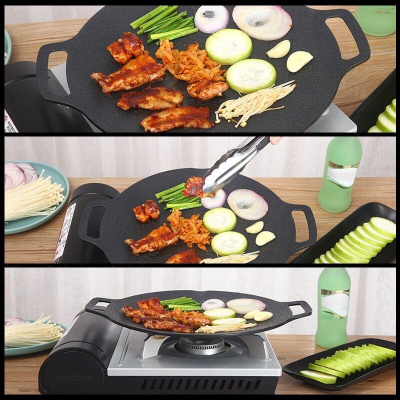 Non-stick Round Baking Pan BBQ Griddle