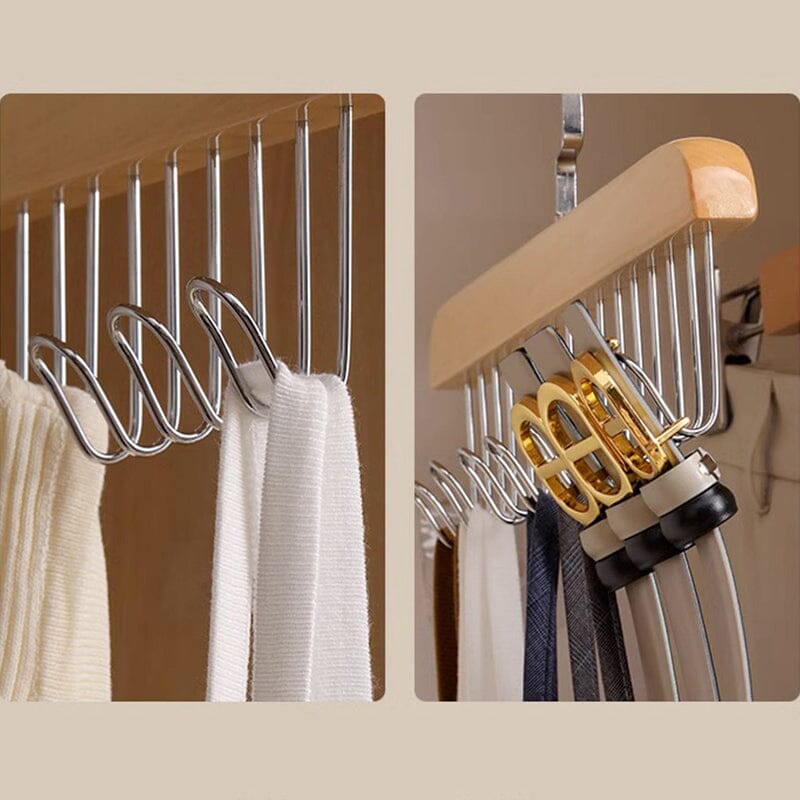 Multi Hook Seamless Clothes Storage Hanger Rack