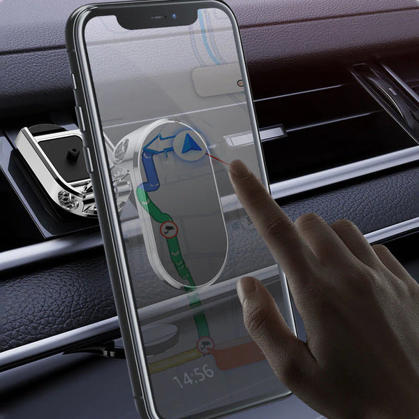 Magnetic Metal Folding Car Phone Holder