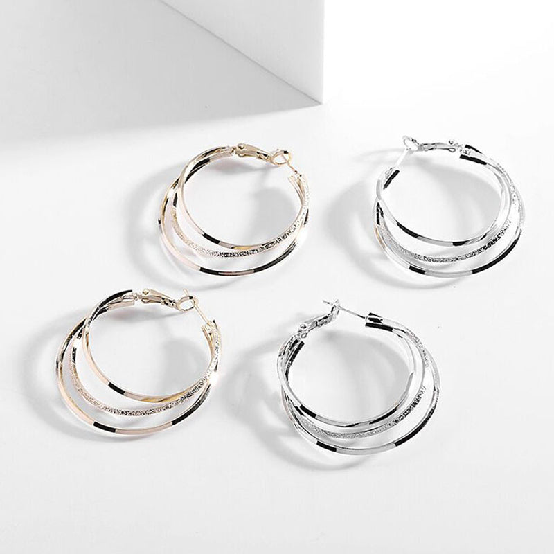 Multi-layer Hoop Earrings Hoop Earrings