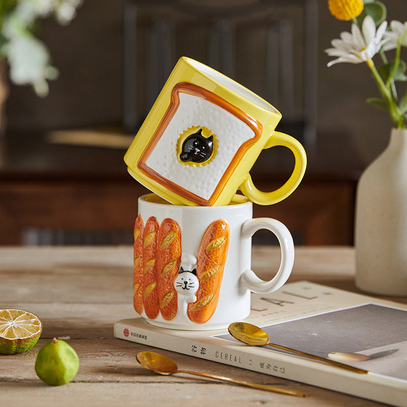 Creative Big Eyes Christmas Tree Mug