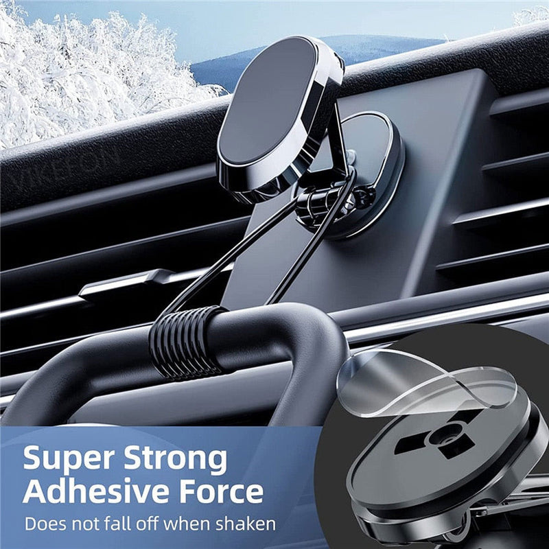 Magnetic Metal Folding Car Phone Holder