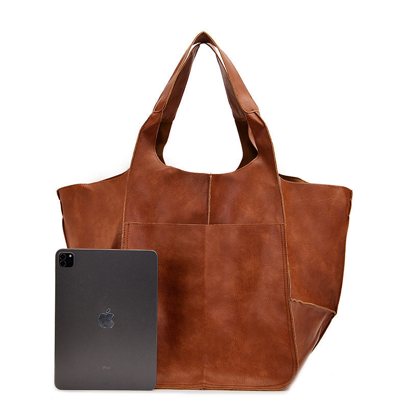 Women's Oversized Leather Tote