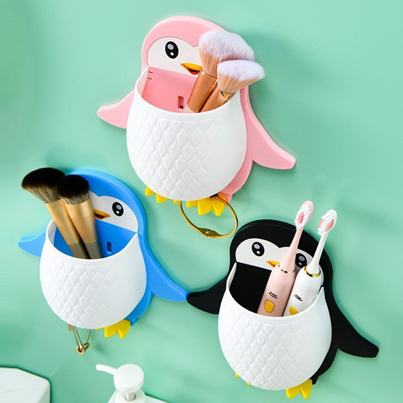 Penguin Shape Wall Mount Phone Holder