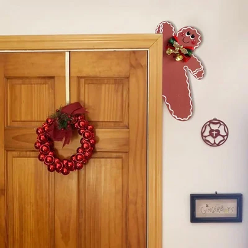 Gingerbread Man Door Frame Decoration