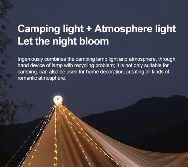 Multifunctional Portable Camping Light, Flexible LED Light Strips (10m)