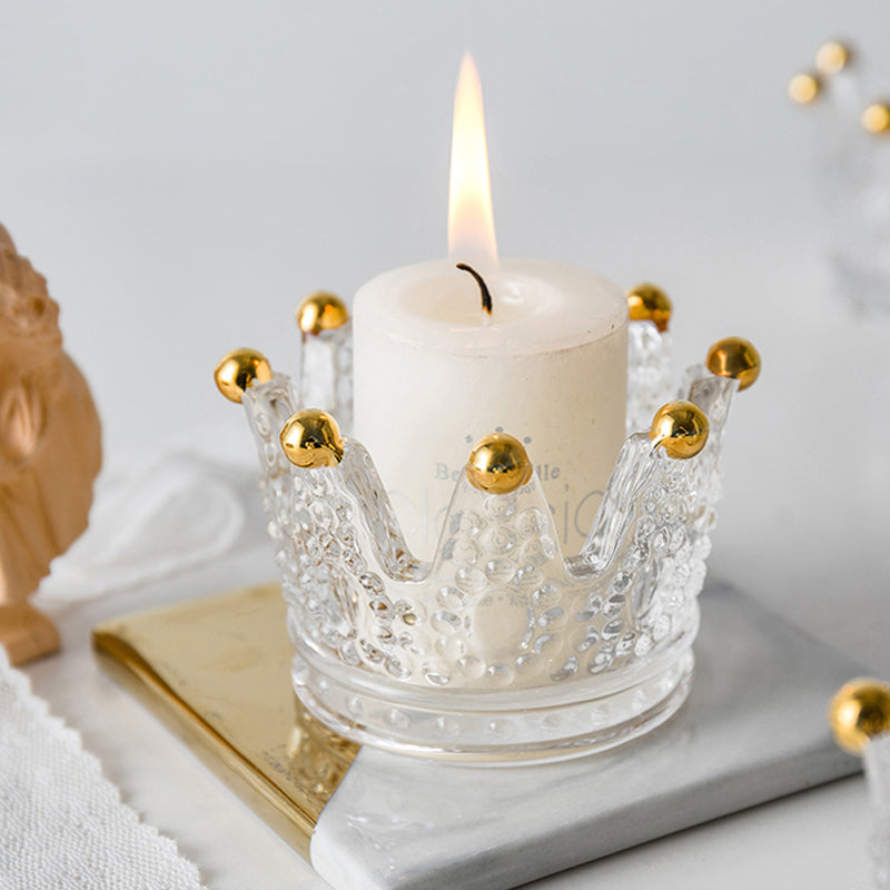 Creative Crown Candle Holder Desktop Decoration