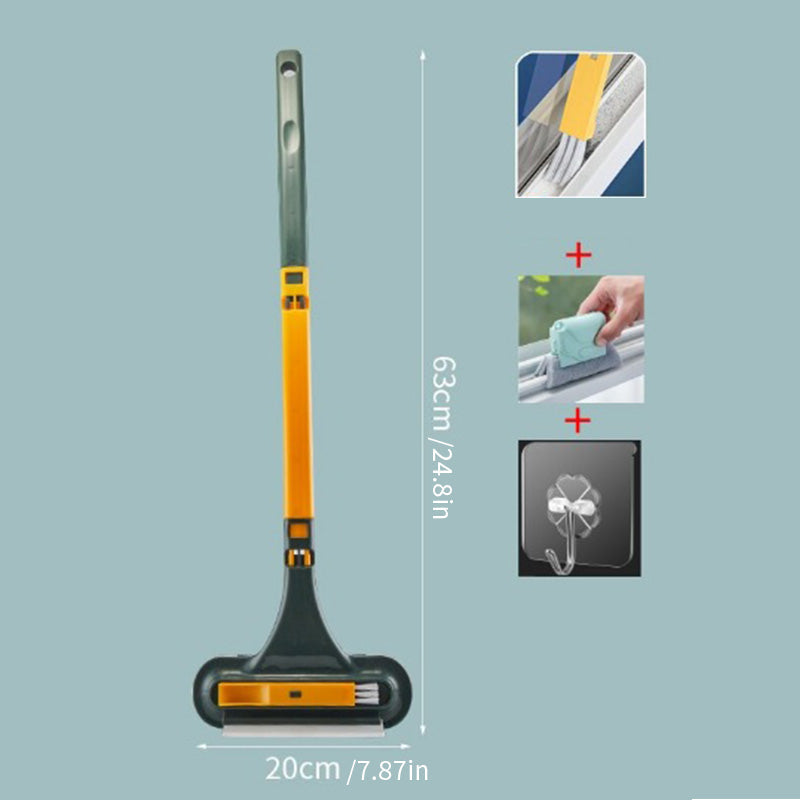 Window Cleaning Tool with Dual-head