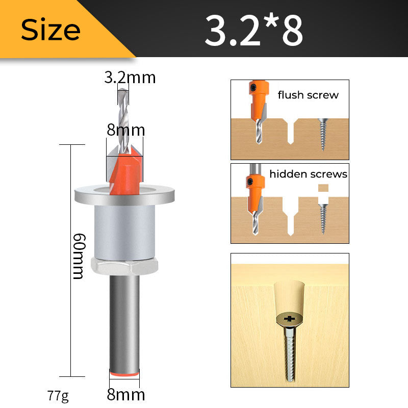 Alloy Countersink Drill Bits