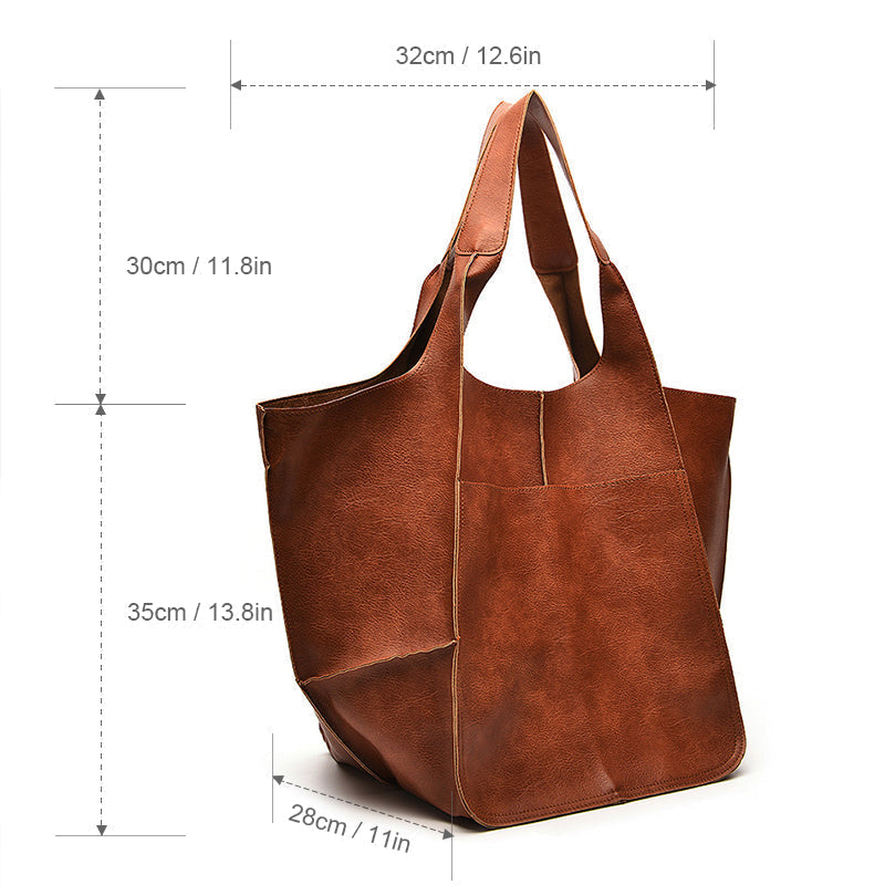 Women's Oversized Leather Tote