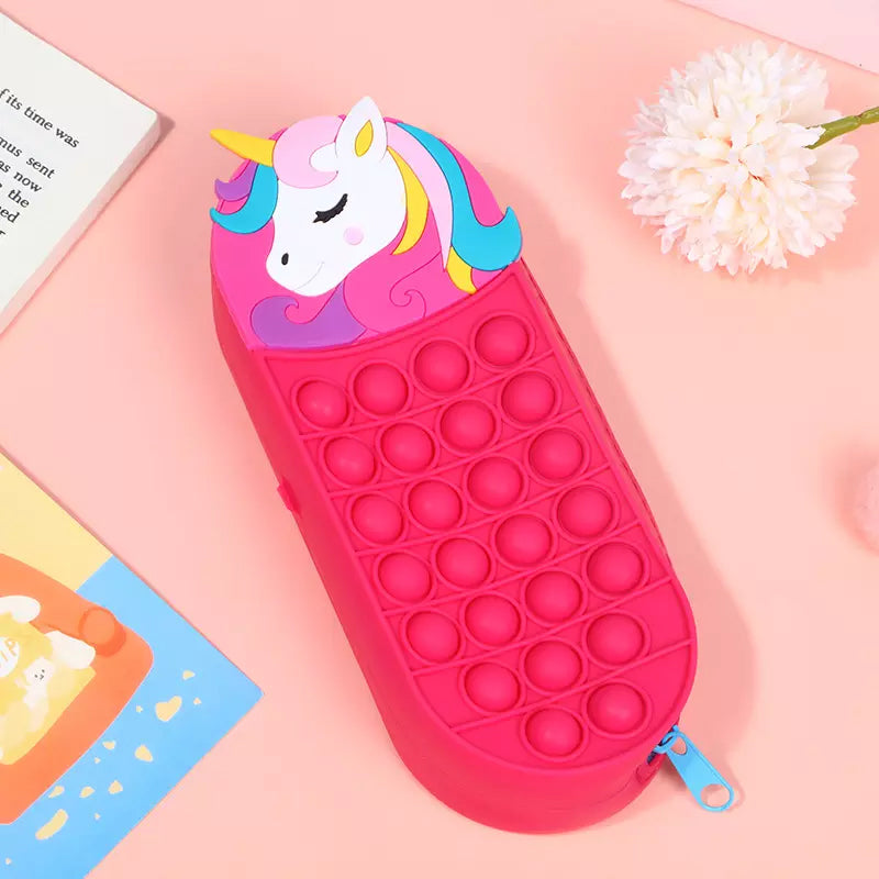 Cartoon Silicone Decompression Stationery Box