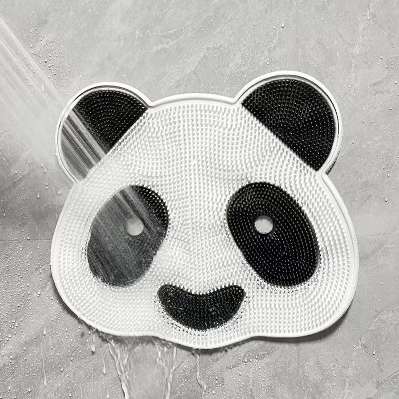 Cute Panda Silicone Bath Massage Mat with Suction Cups