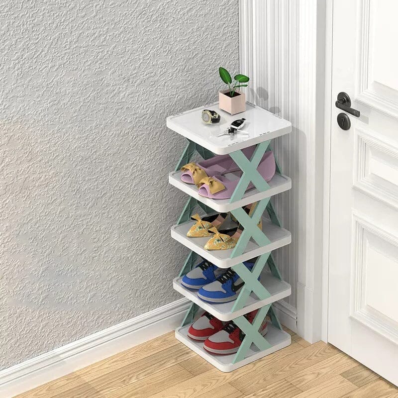 Foldable Multi-Layer Shoe Rack, Shoe Storage Shelf Organizer