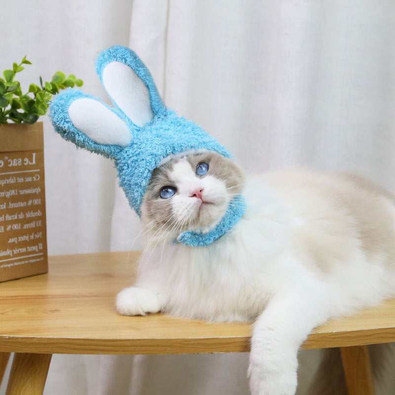 Rabbit-shaped Headgear for Pets