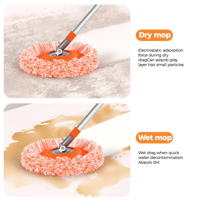 360 Degree Rotatable Adjustable Mop