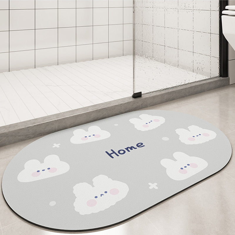 Cute Cartoon Bathroom Super Absorbent Quick Dry Mat