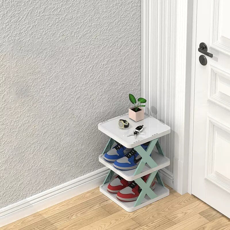 Foldable Multi-Layer Shoe Rack, Shoe Storage Shelf Organizer