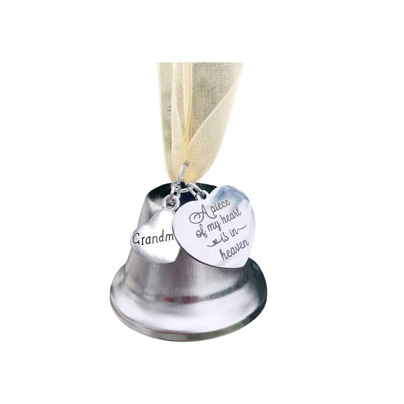 Heart-Warming Christmas Memorial Bell Pendant