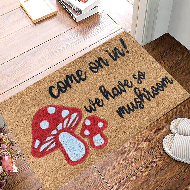 Welcome Decorative Doormat, Anti Slip Floor Mats for Entryway