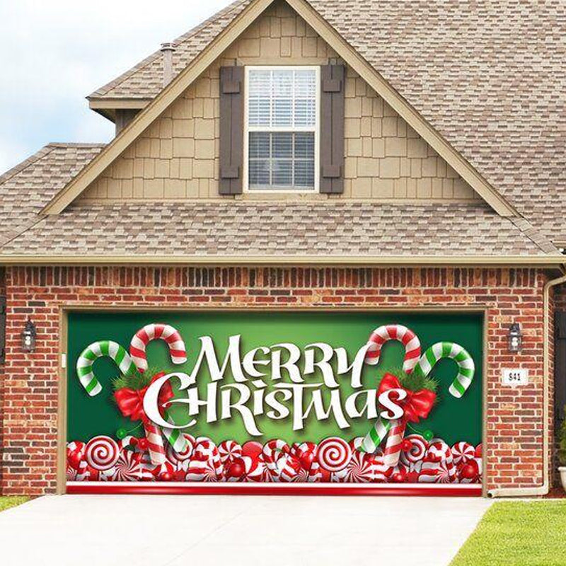 Christmas Garage Door Banner Decoration