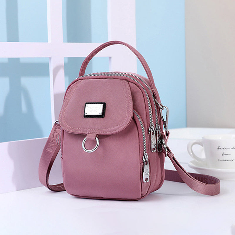 3 Layers Waterproof Casual Crossbody Bag Women Small Handbag