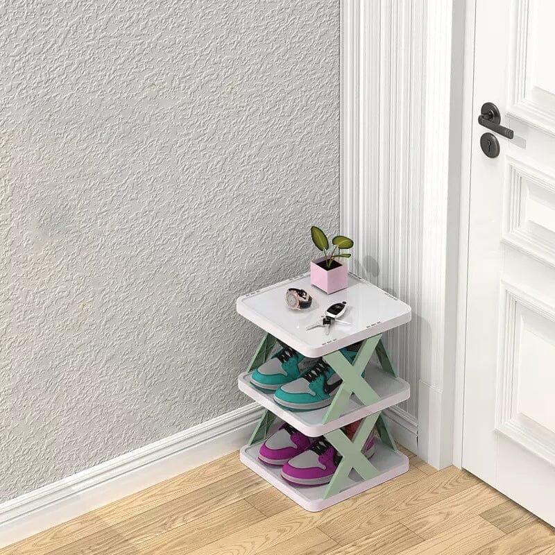 Foldable Multi-Layer Shoe Rack, Shoe Storage Shelf Organizer