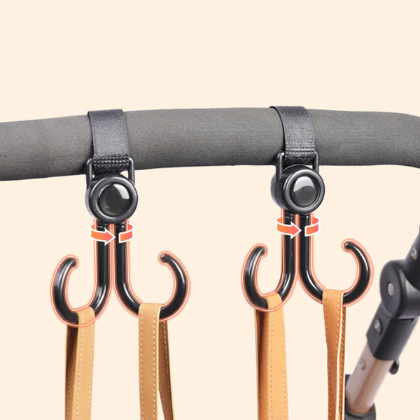 Baby Stroller Hooks for Hanging Diaper Bags