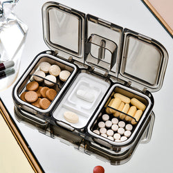 Rectangle Pill Case Organizer Container