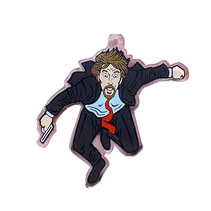 Christmas Die Hard Advent Calendar - Hans Gruber Falling off off Nakatomi Plaza