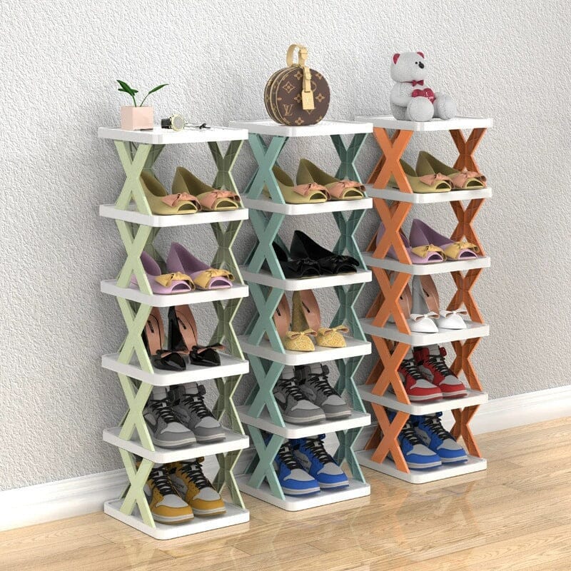 Foldable Multi-Layer Shoe Rack, Shoe Storage Shelf Organizer