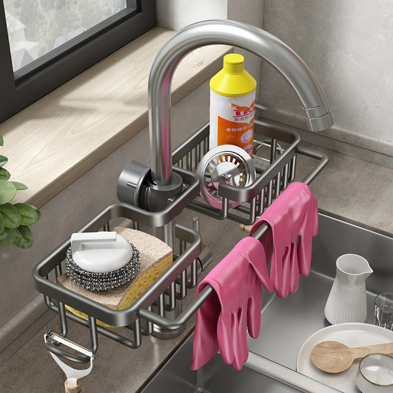 Rust-proof Space Aluminum Faucet Rack