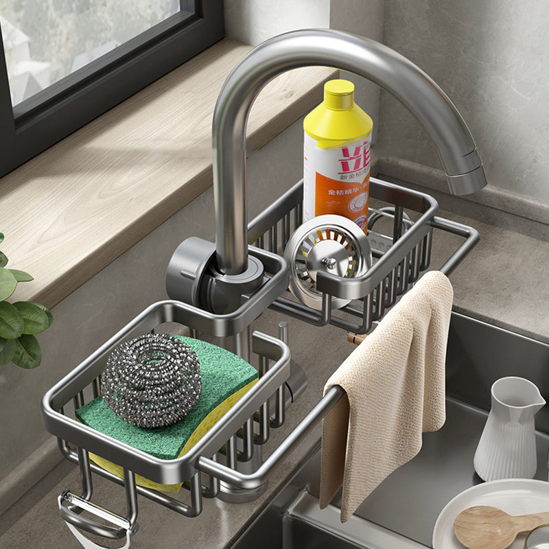 Rust-proof Space Aluminum Faucet Rack