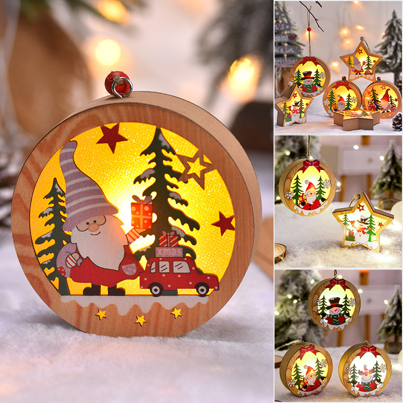 Christmas Tree Decoration Hanging Light Box