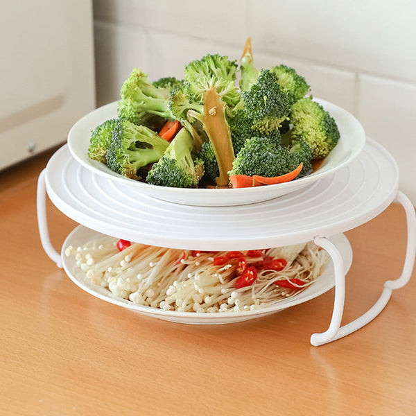 Multifunctional Microwave Heating Tiered Tray Rack