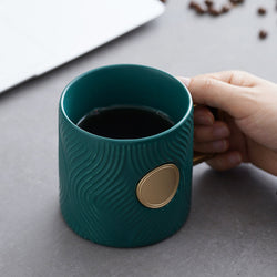 Corrugated Trendy Coffee Cup(with spoon)